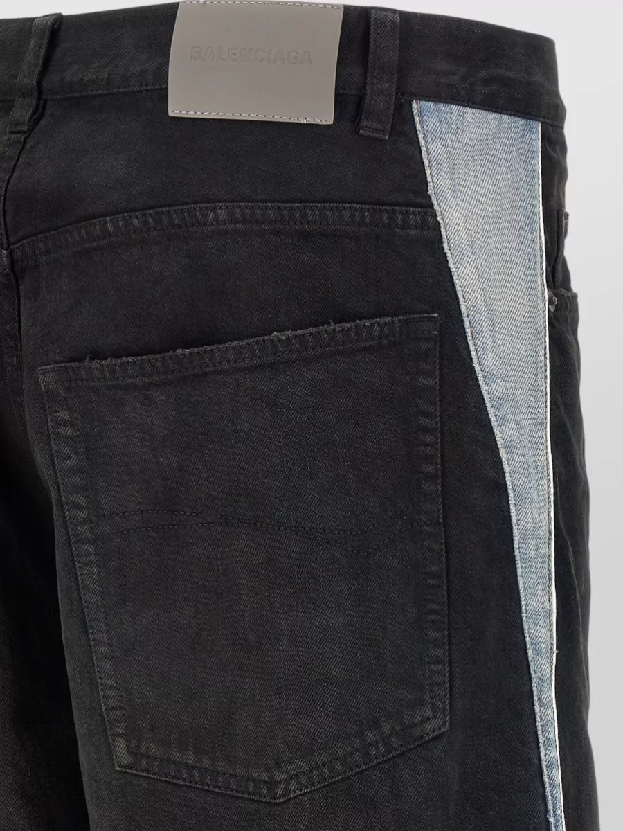 Balenciaga Cotton Wide-Leg Flared Jeans