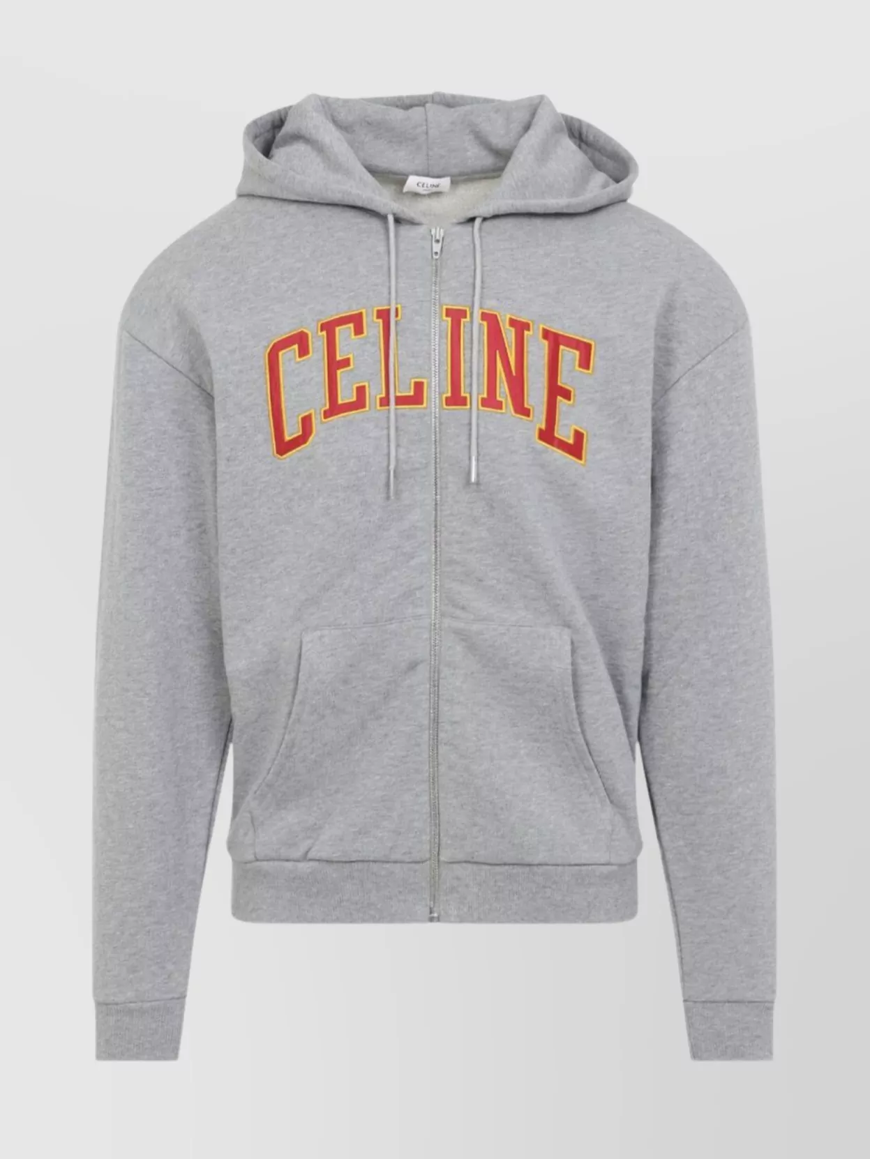 Celine Relaxed Fit Hooded Zip Sweatshirt