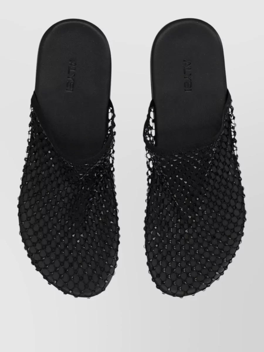 Alysi Rhinestone Embellished Mules