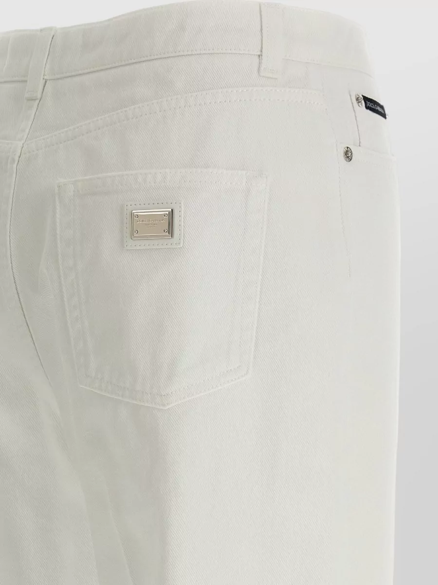 Dolce&Gabbana Denim Wide-Leg Trousers