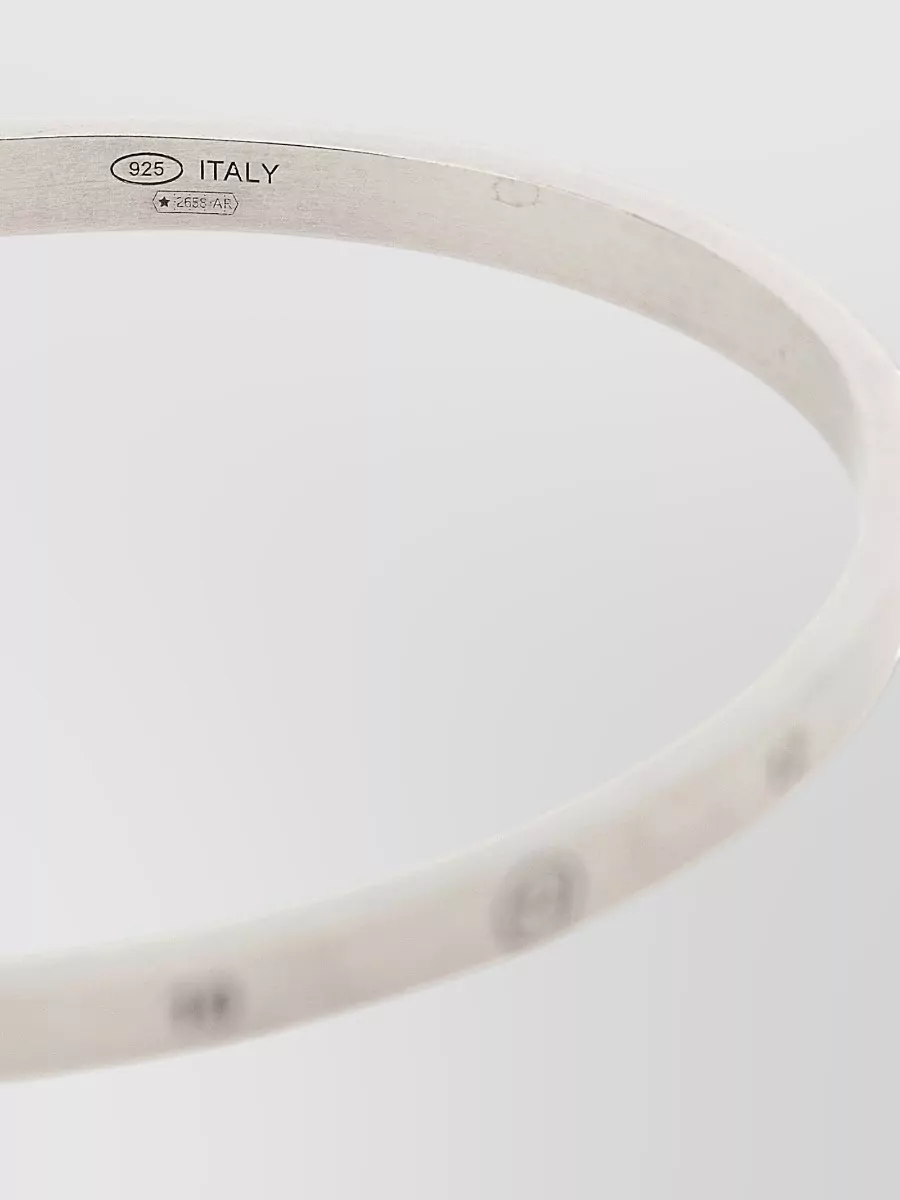 Maison Margiela Silver Numeric Bangle Bracelet