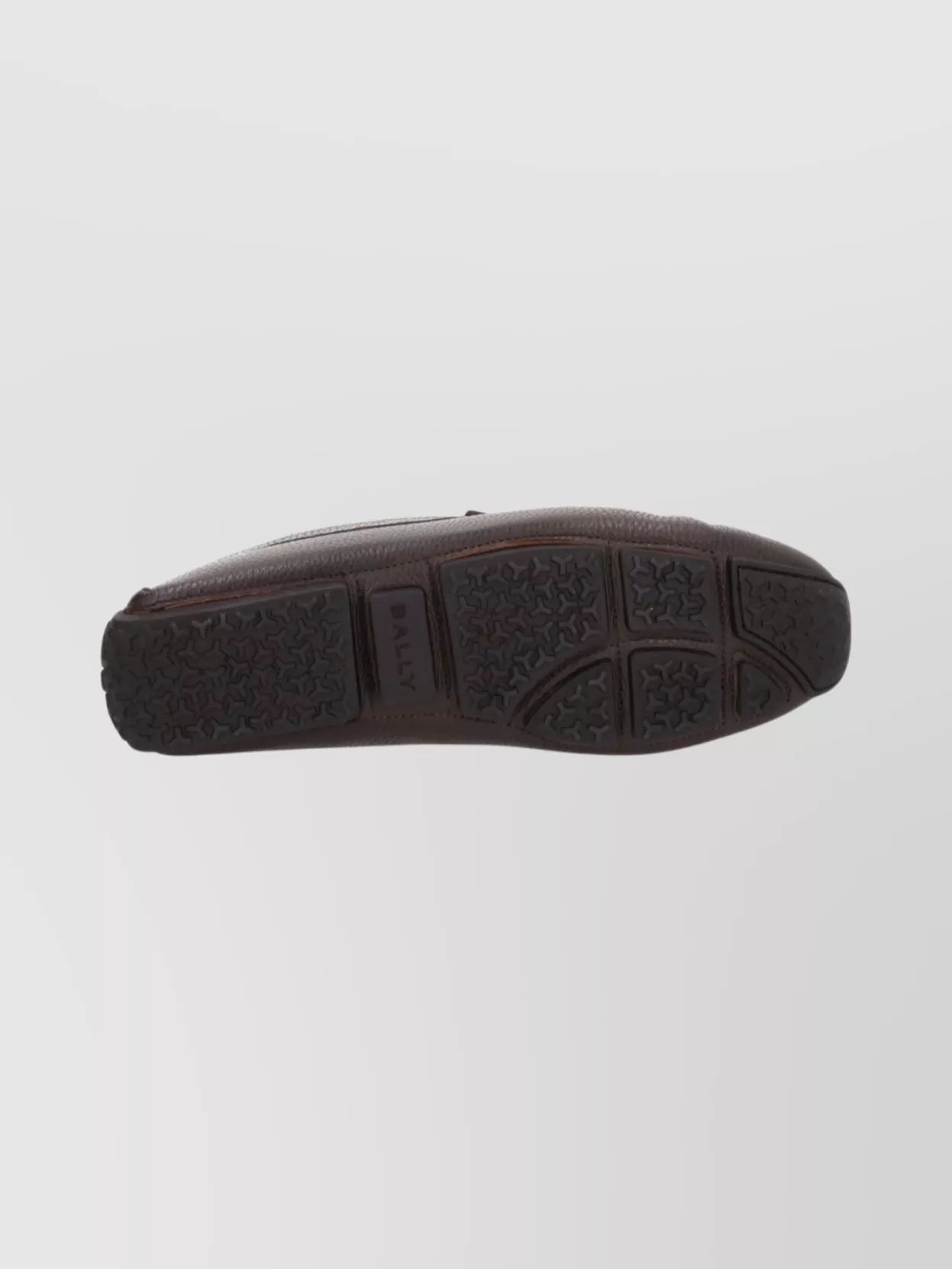 Bally Textured Leather Loafers Rubber Sole