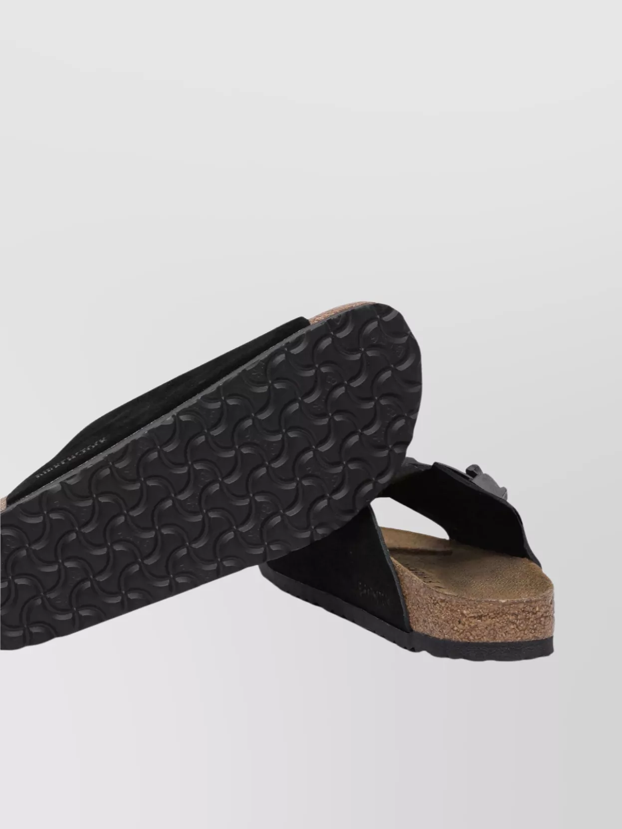 Birkenstock Slip-on Sandals With Cork Sole And Textured Outsole