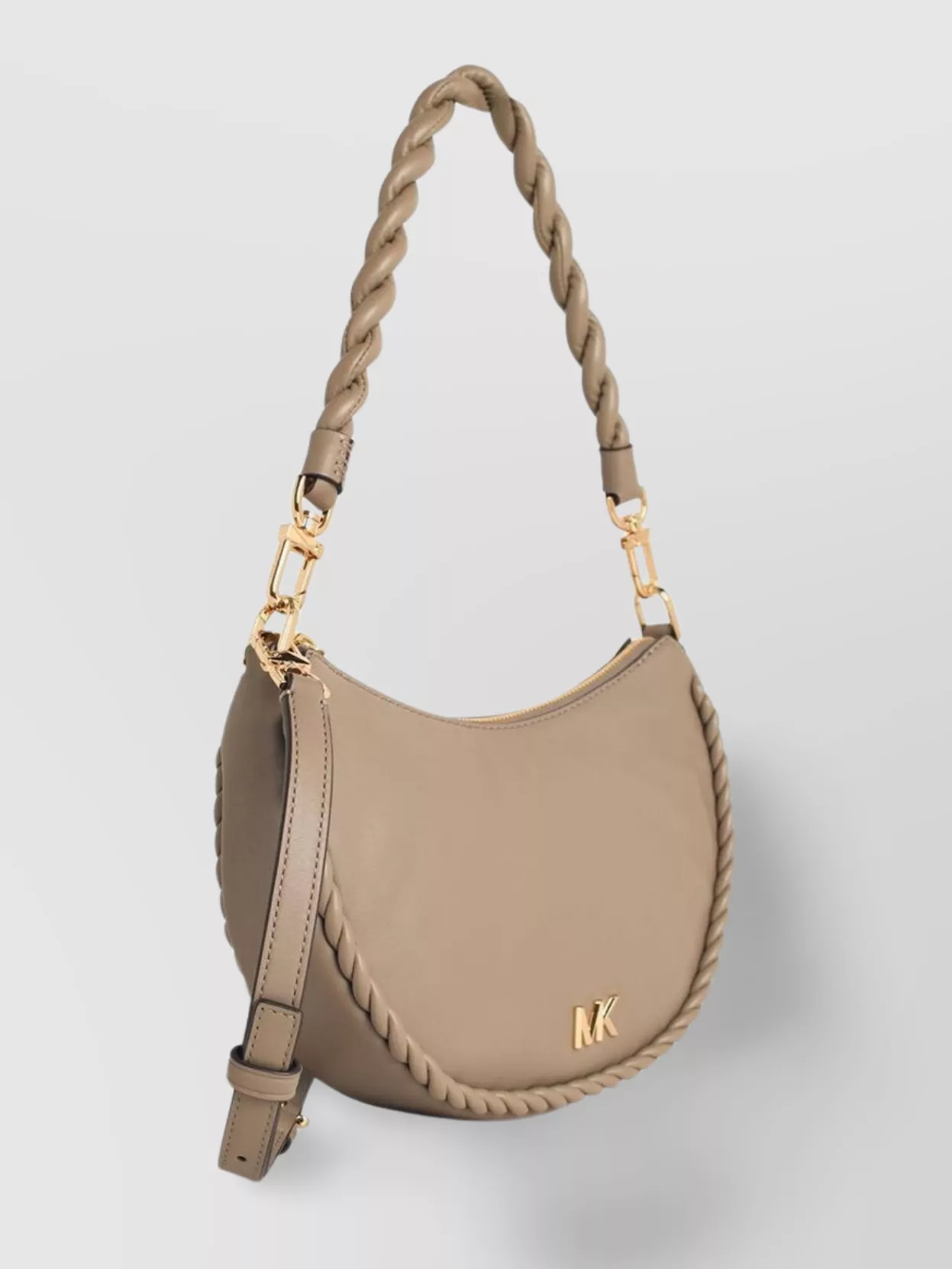 Michael Michael Kors Braided-trim Leather Shoulder Bag