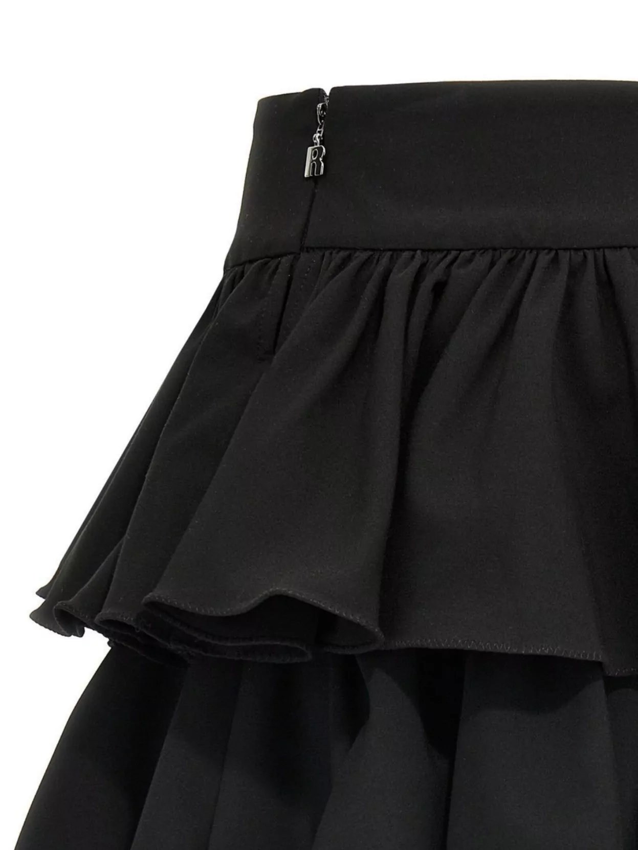 Rotate Birger Christensen High Waistband Ruffle Mini Skirt