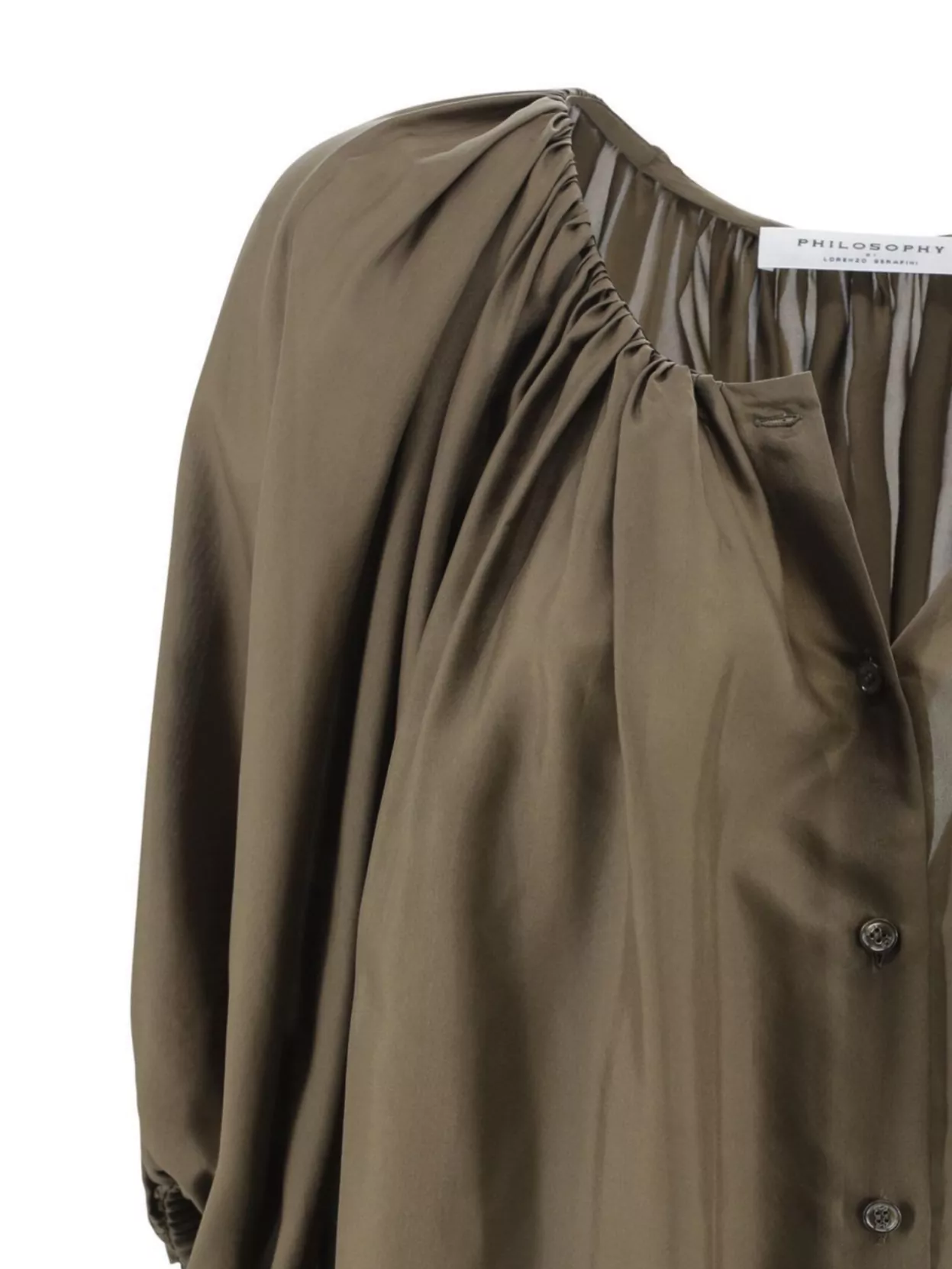 Philosophy Sheer Top Elasticated Cuffs