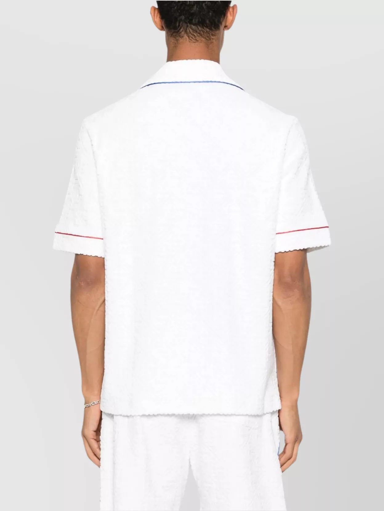 Casablanca Relaxed Fit Shirt With Pocket And Piping