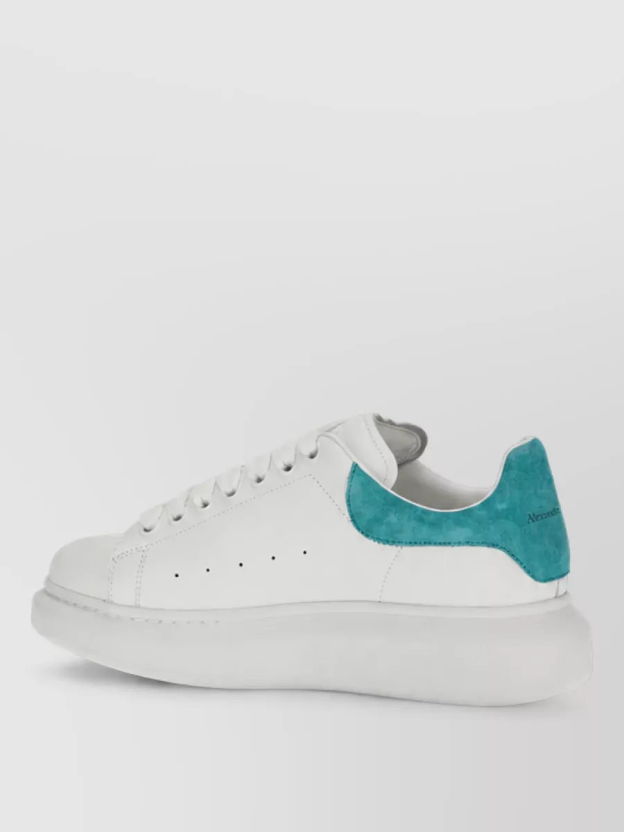 Alexander Mcqueen Leather Chunky Lace-Up Sneakers