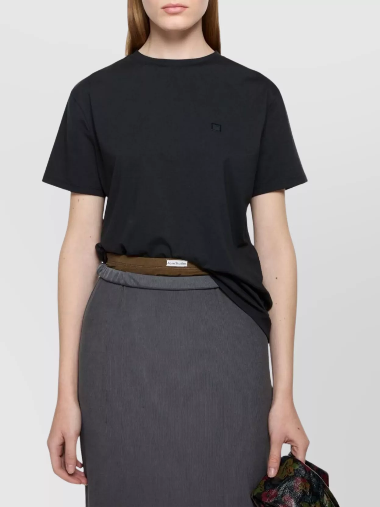 Acne Studios Crew Neck Unisex Short Sleeves Straight Hem