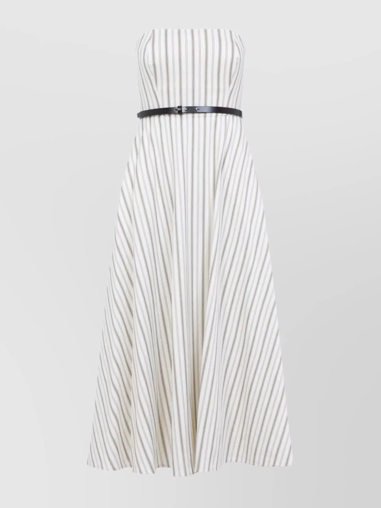 Max Mara Fervida Striped Midi Dress