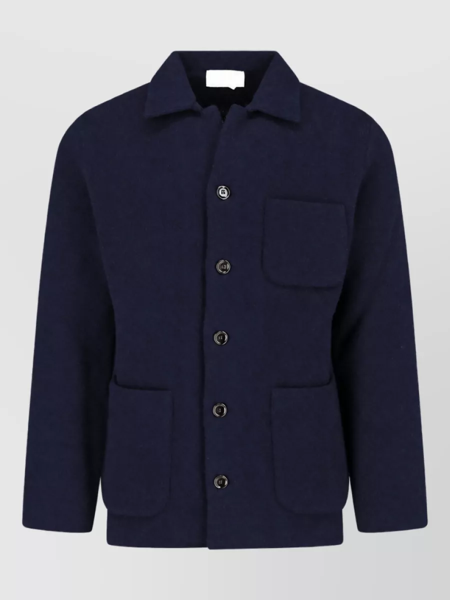 Lardini cashmere single-breasted coat