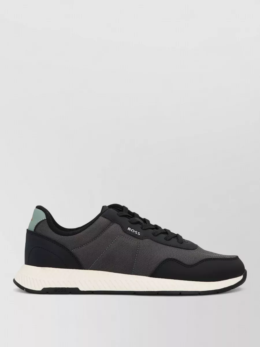 Boss Low Top Sneakers Titanium Design