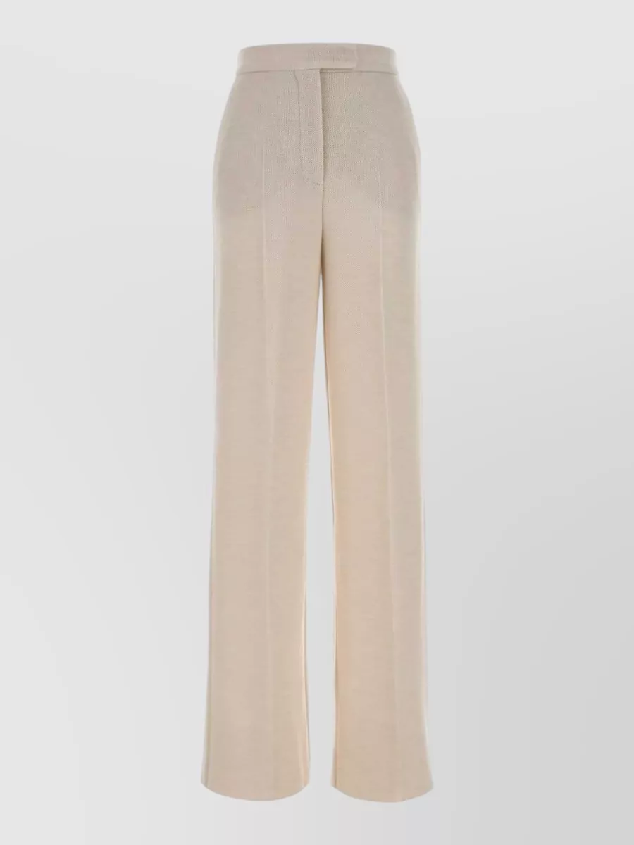 Max Mara Virgin wool wide-leg trousers