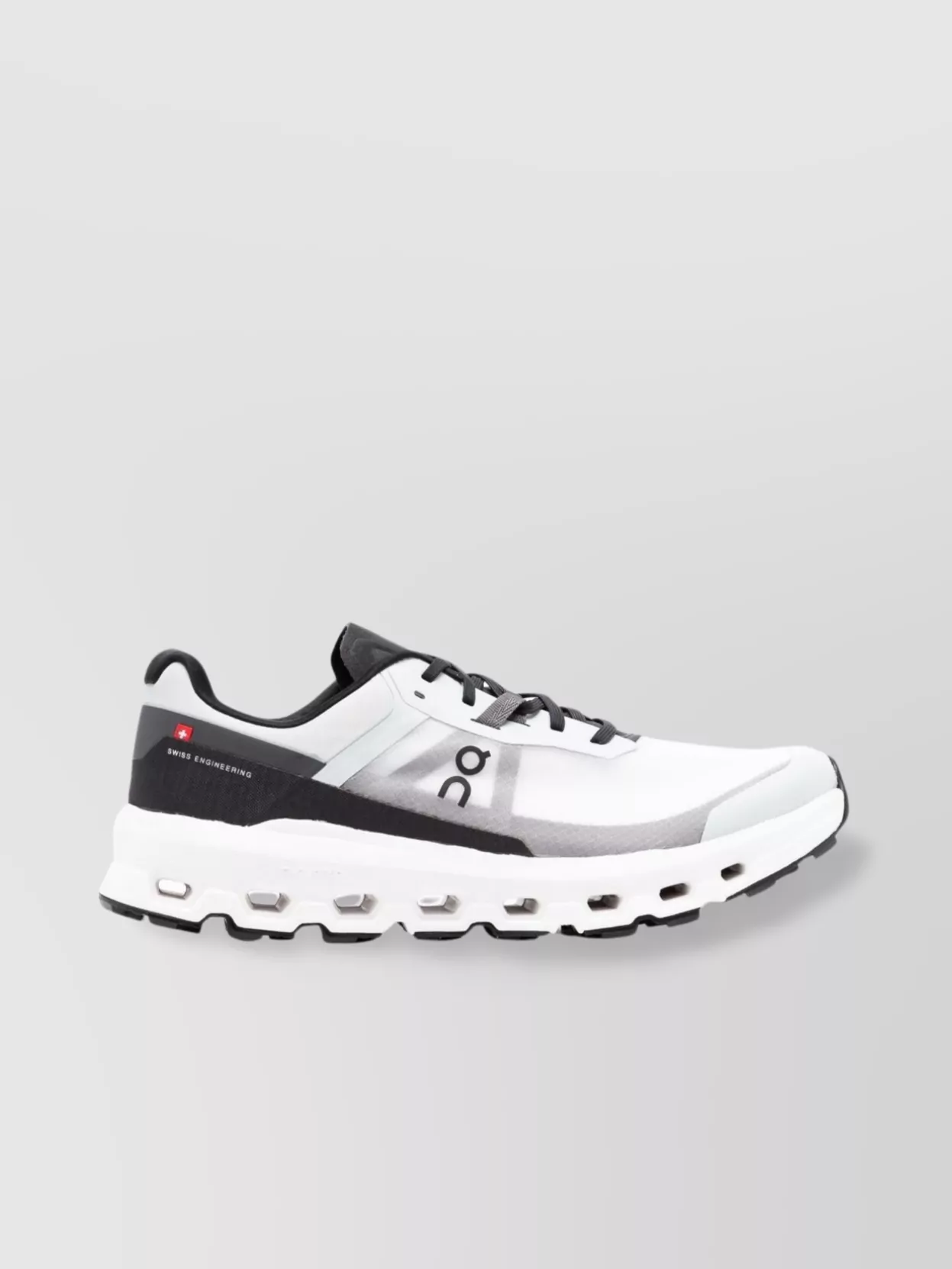 On Running Mesh Panel Round Toe Sneakers