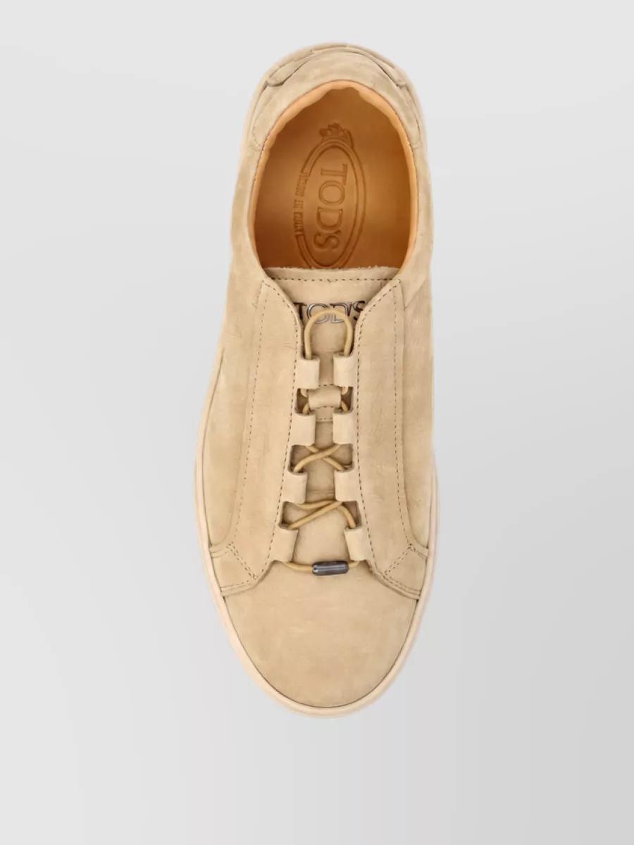 Tod's Leather Lace-Up Sneakers
