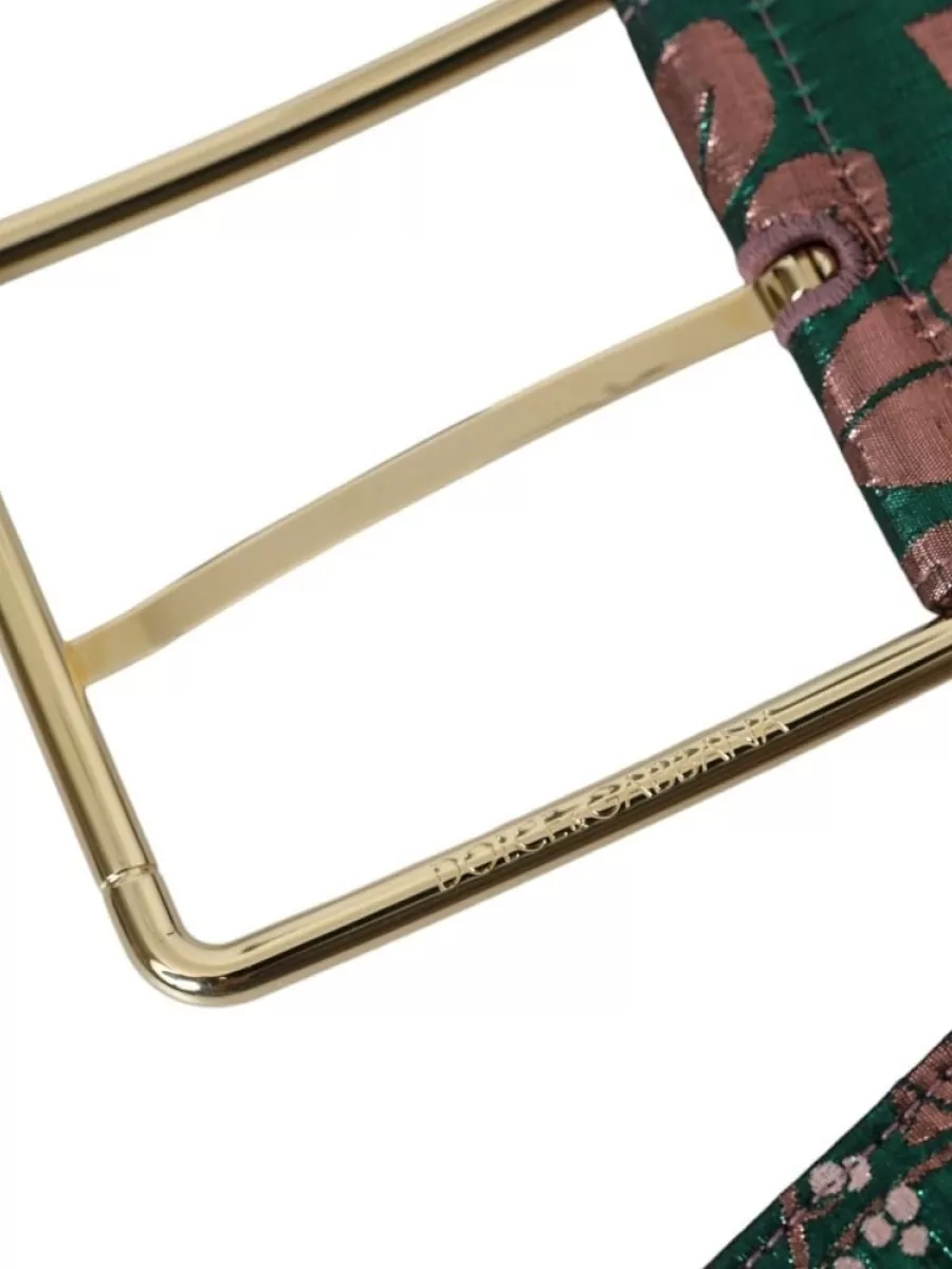 Dolce&Gabbana Floral Jacquard Belt