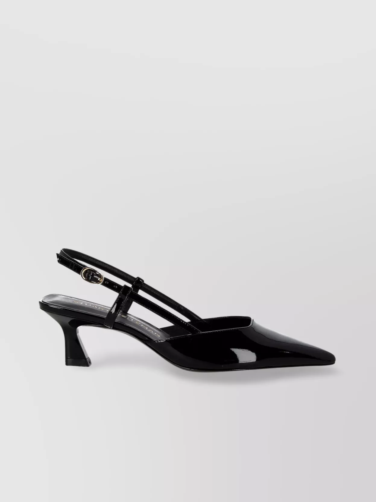 Stuart Weitzman Sandals Pointed Toe Buckle Detail