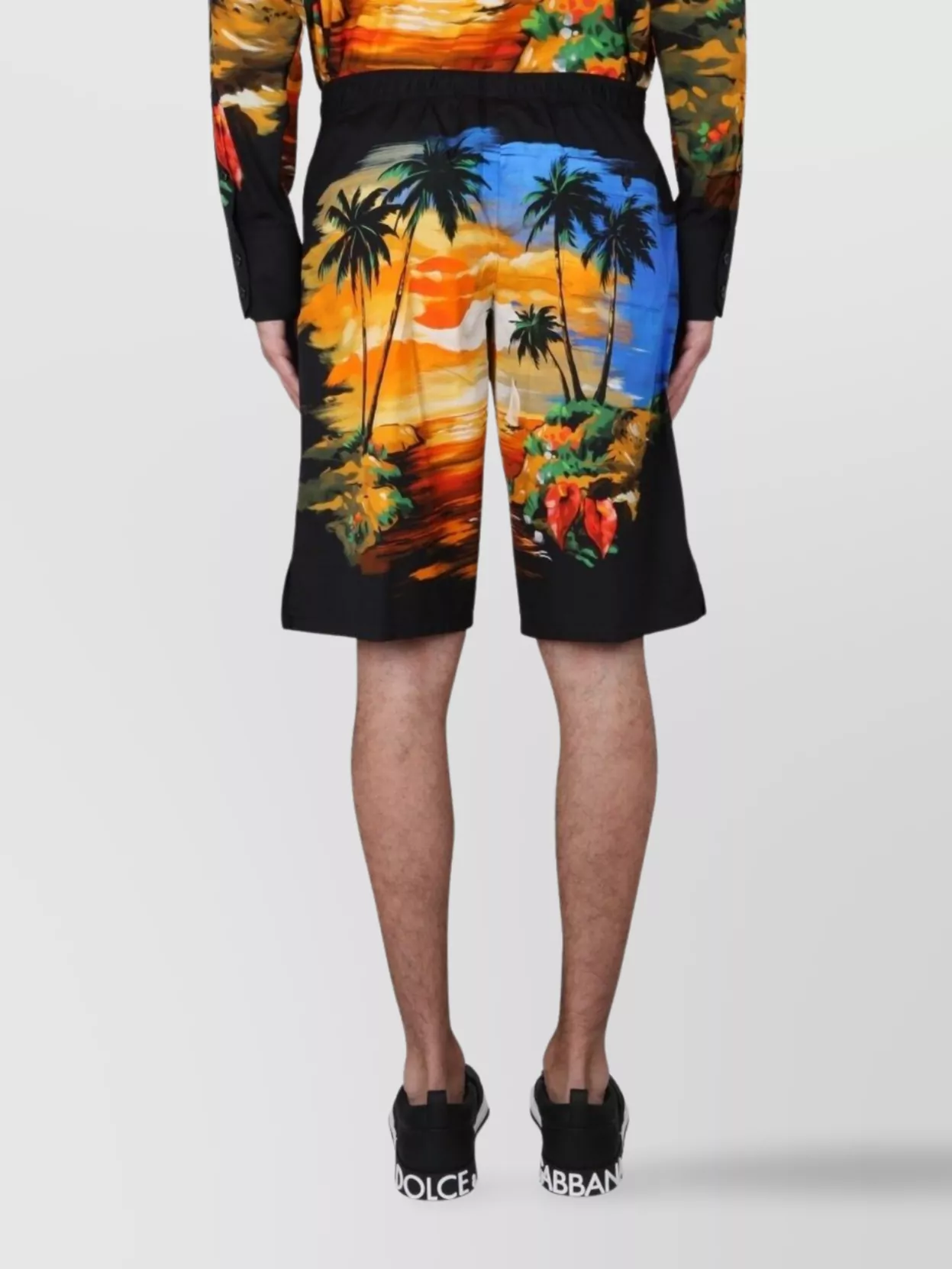 Dolce&Gabbana Bermuda Shorts Tropical Print
