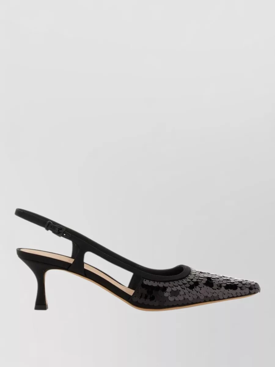 Roberto Festa Silk Slingback Pumps