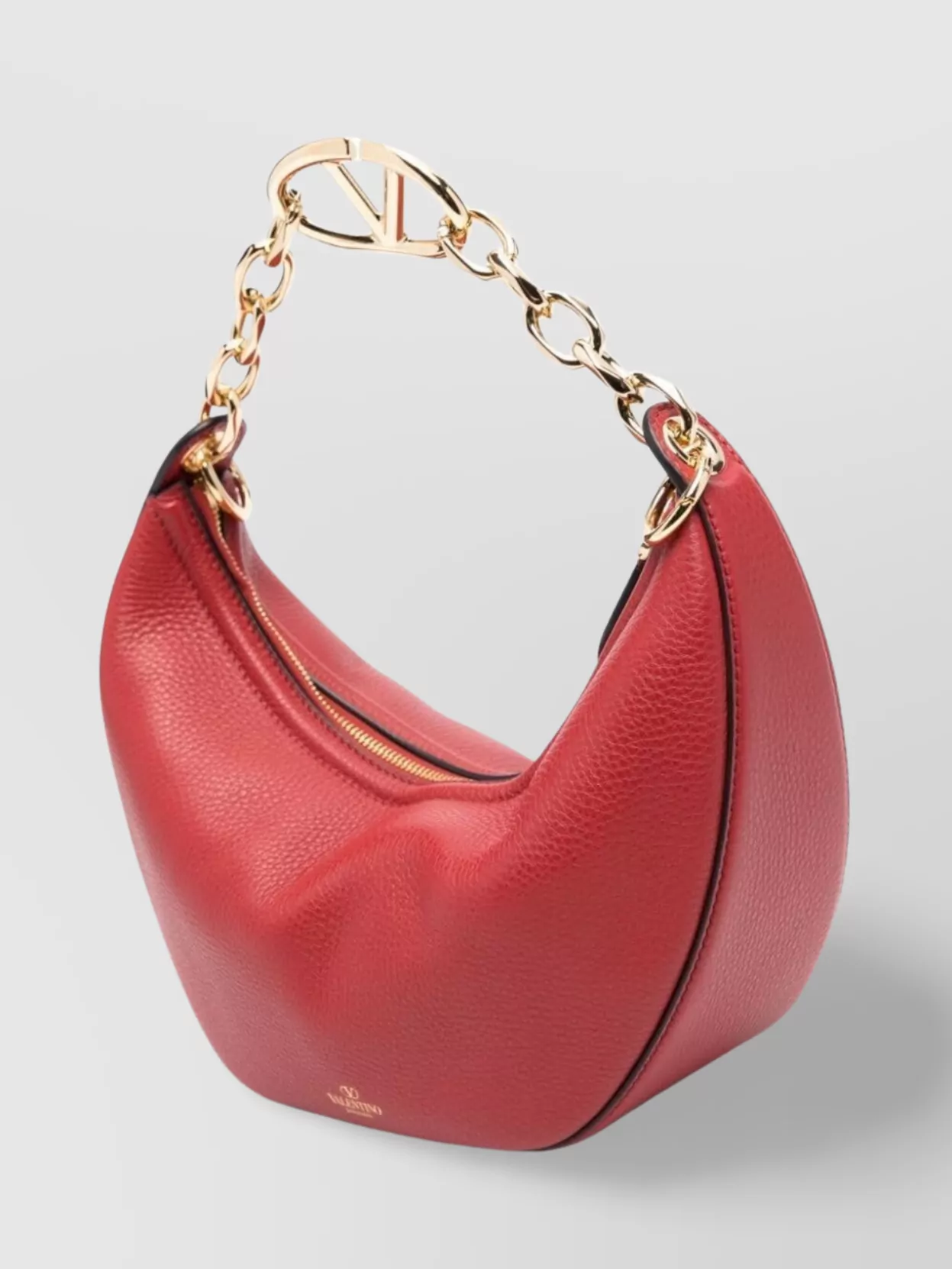 VALENTINO GARAVANI MOON LEATHER SHOULDER BAG