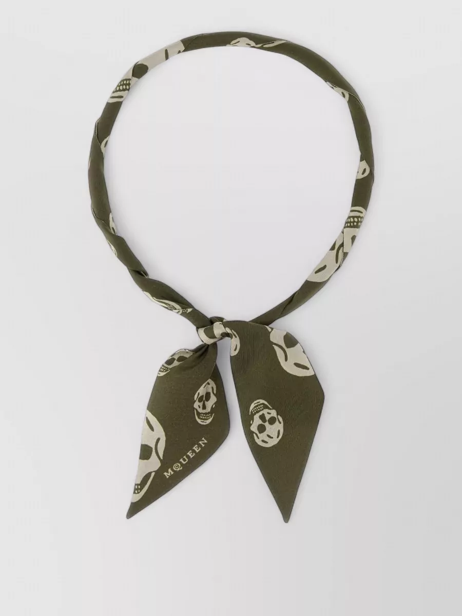 Alexander McQueen silk printed foulard