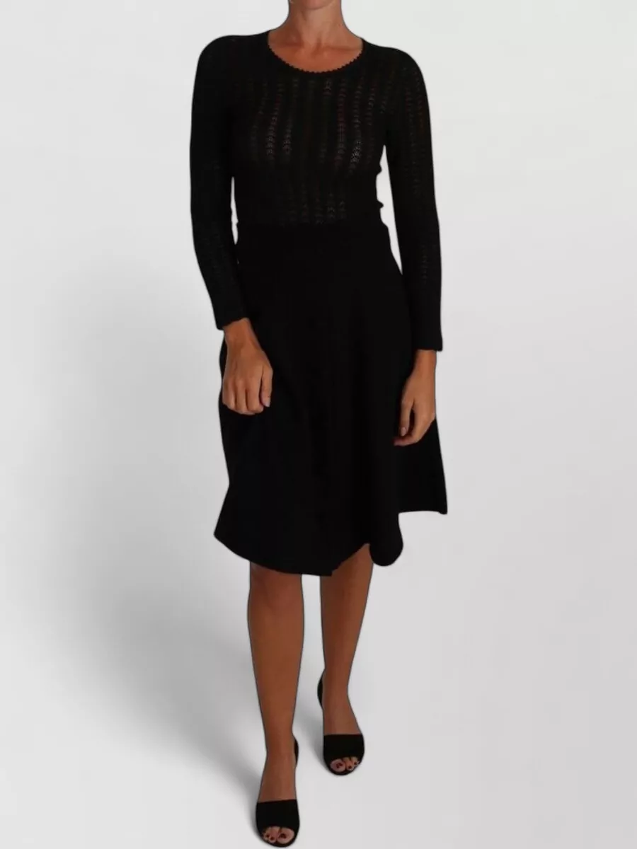 Dolce&Gabbana knit long-sleeve knee-length dress