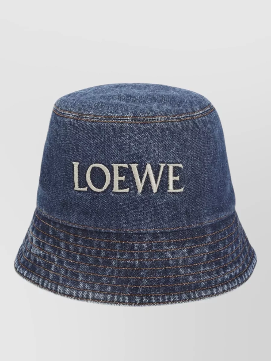 Loewe Leather Bucket Hat