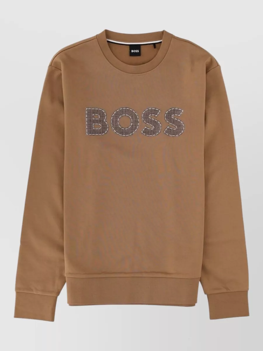 Boss cotton logo sweatshirt