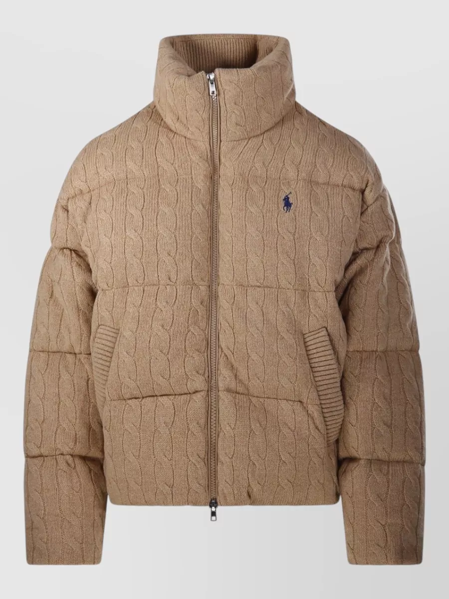 Ralph Lauren cashmere wool puffer jacket
