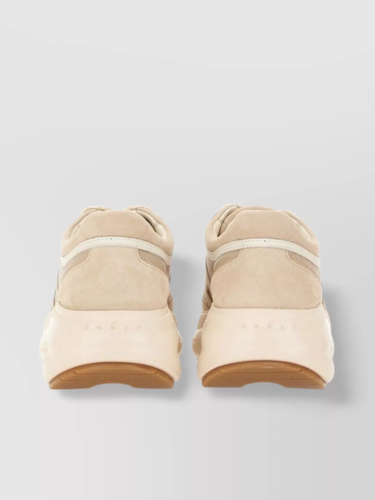 Hogan Sneakers With Contrasting Sole And Round Toe
