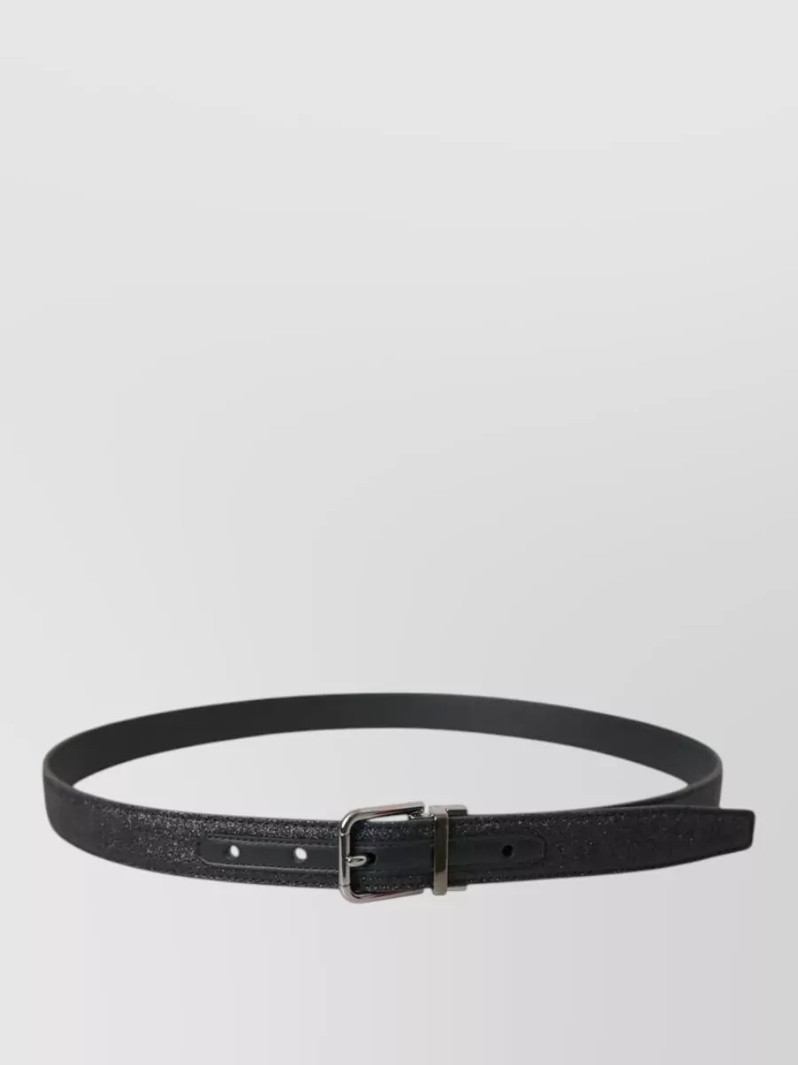 Dolce&Gabbana Glittered Leather Belt