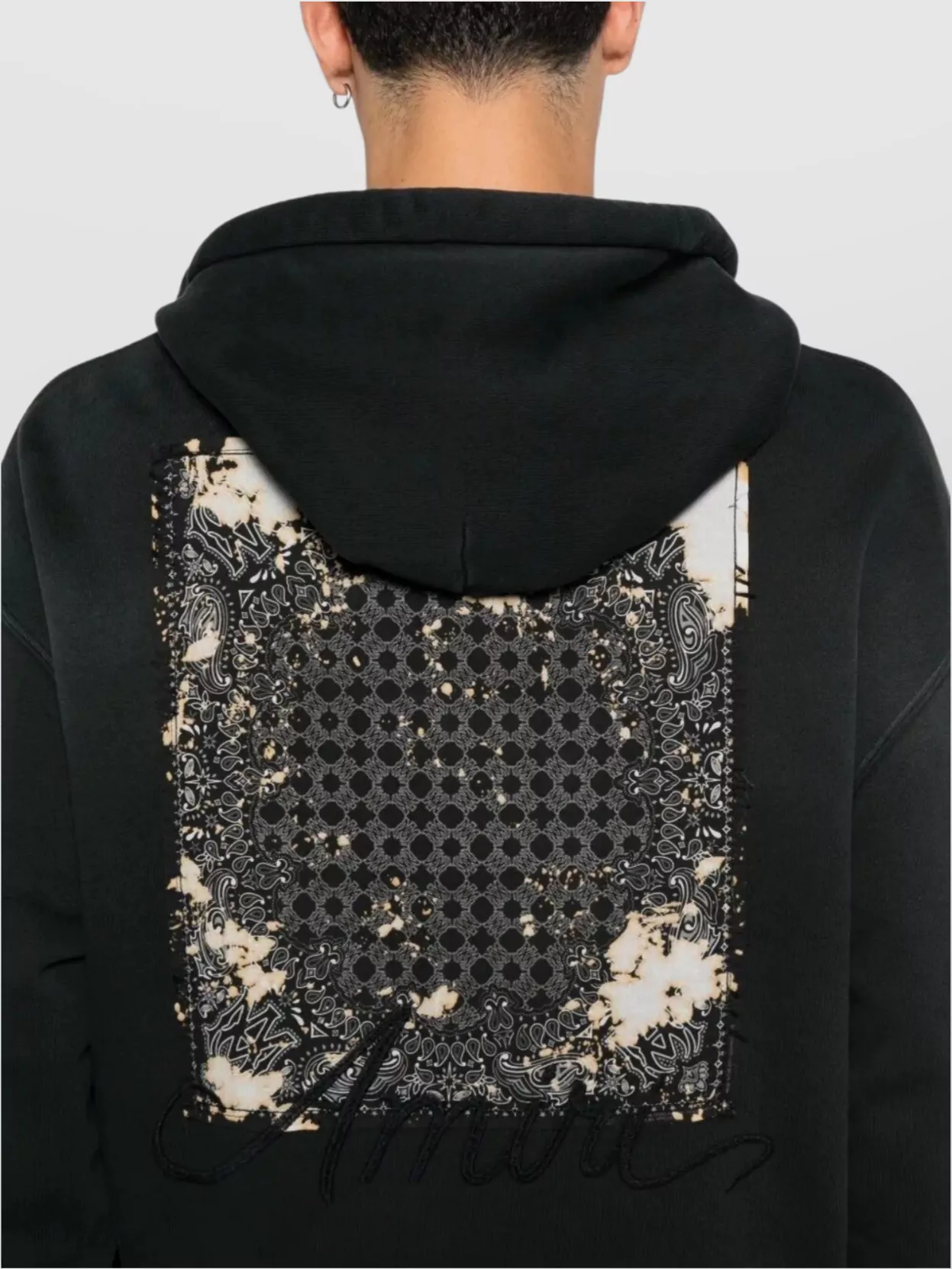 Amiri Bleach Bandana Os Hoodie
