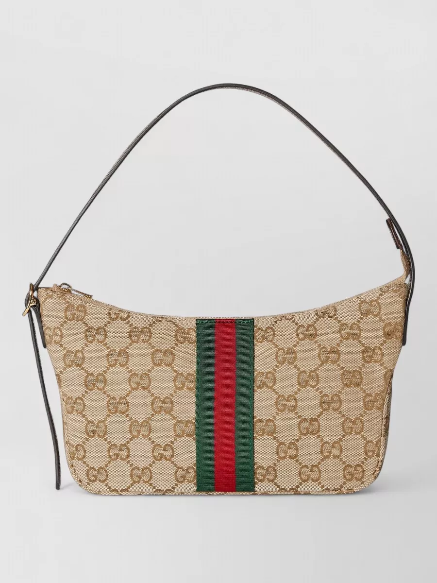 Gucci canvas small shoulder bag