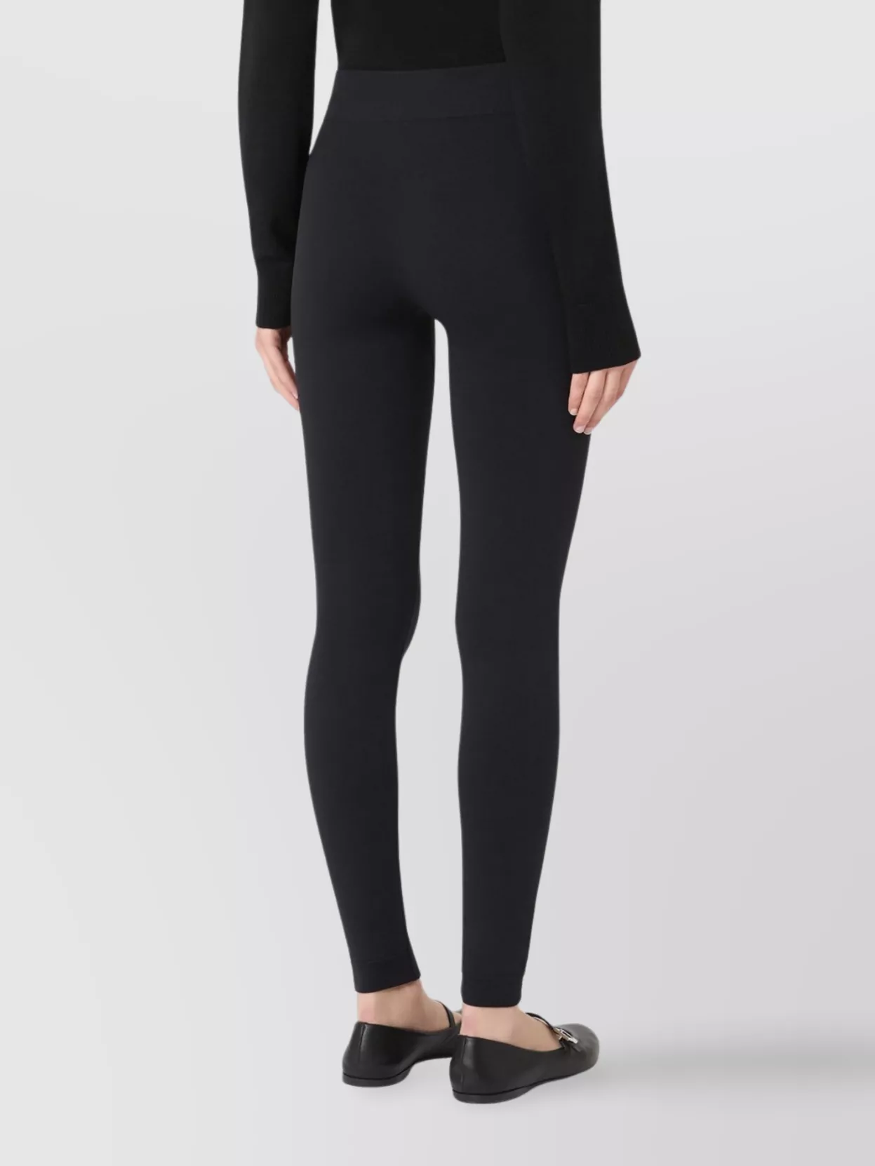 S Max Mara Basilea Leggings In Stretch Technical Fabric
