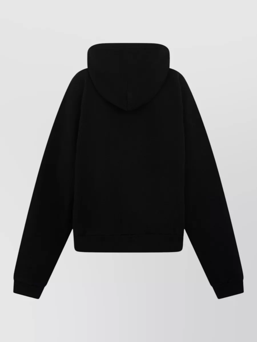 Balenciaga Cotton Printed Zip Hoodie