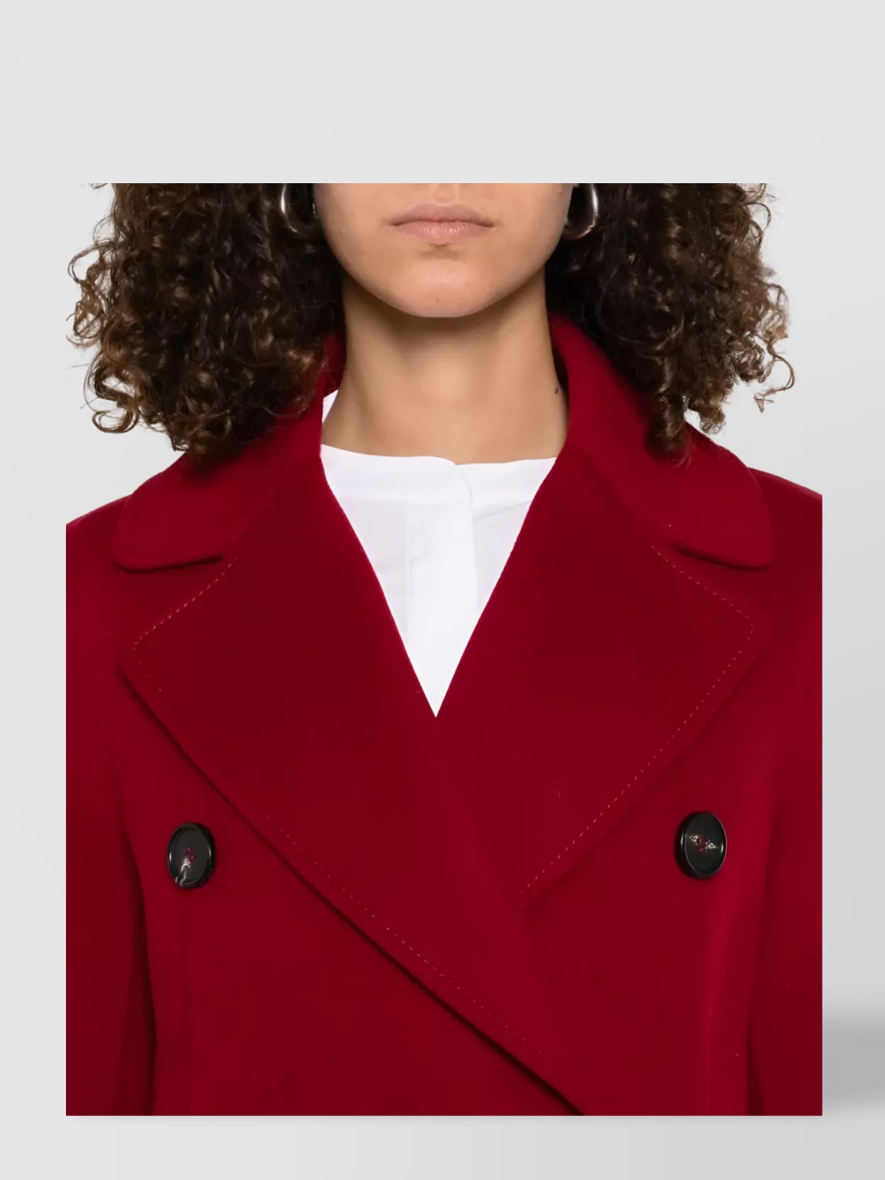 S Max Mara Tailored Long Sleeve Jacket With Button Design