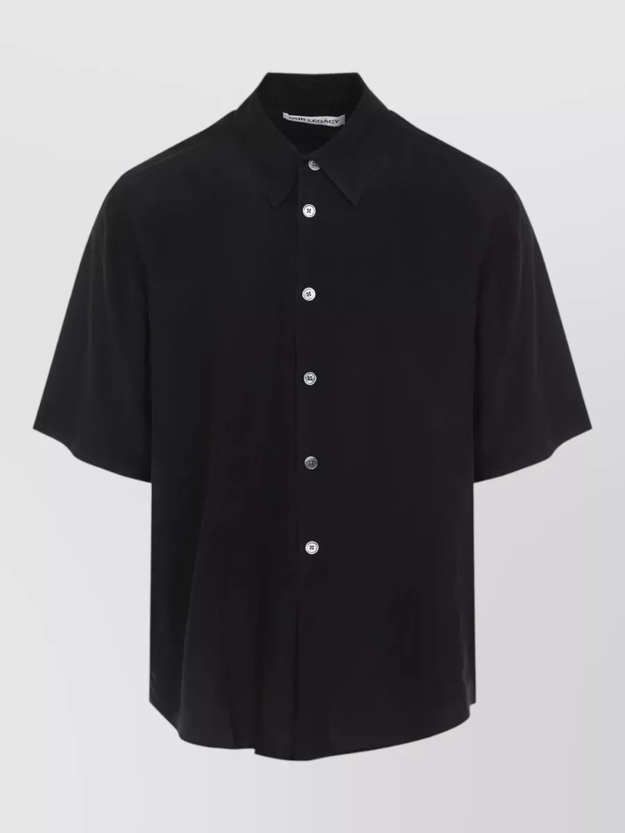 Our Legacy Cupro Short-Sleeve Shirt