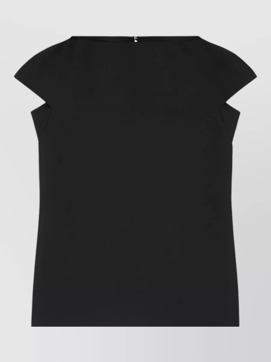 Mm6 Maison Margiela Cutout Hooded Mini Dress