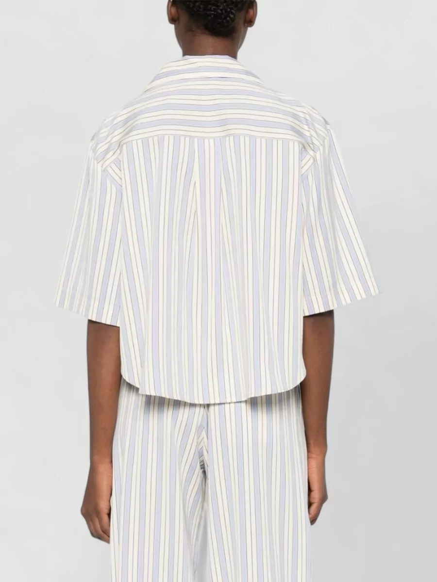 Forte Forte Striped Short-Sleeve Shirt