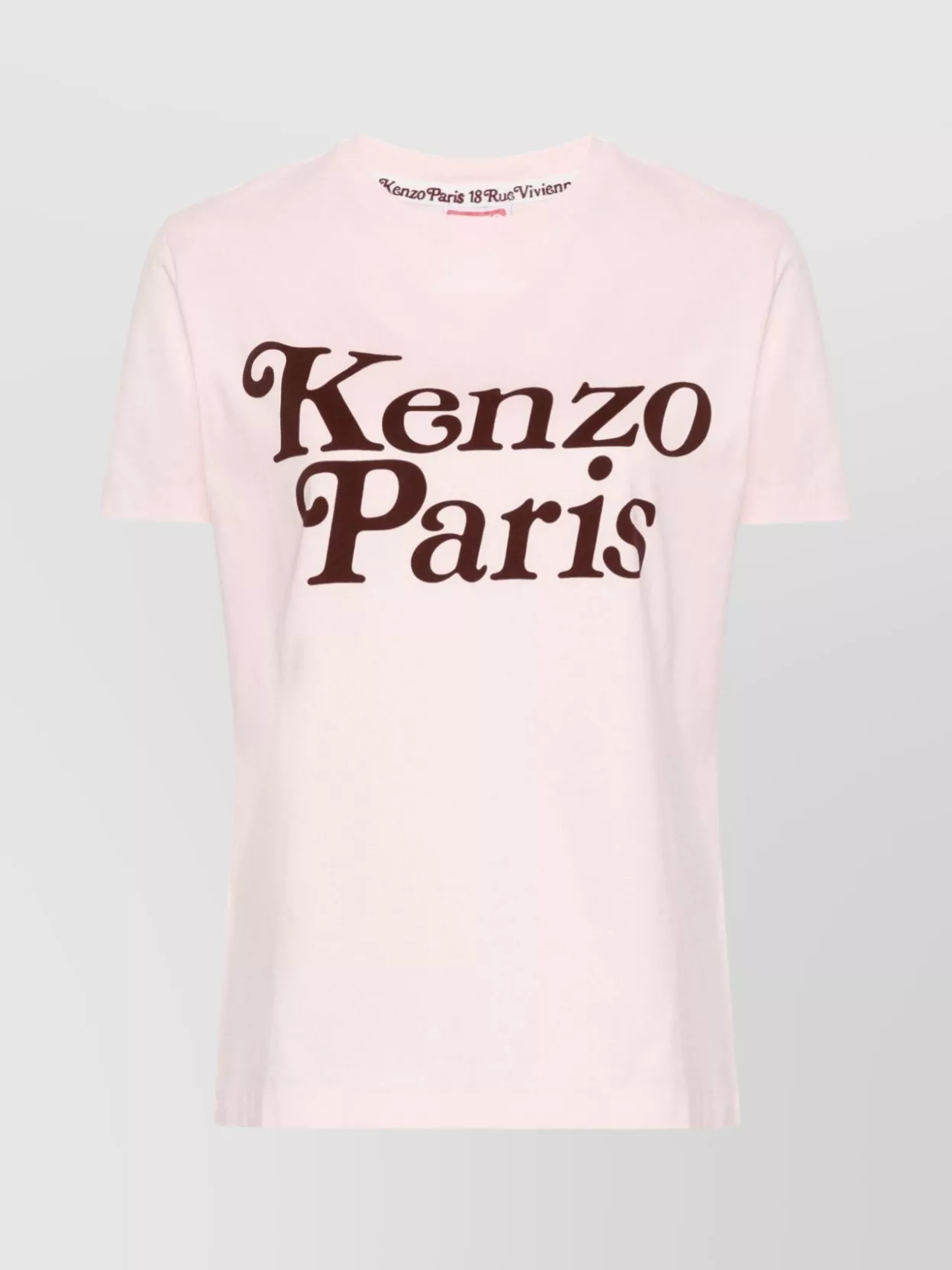 Shop Kenzo Crew Neck Short Sleeve Top In Cream