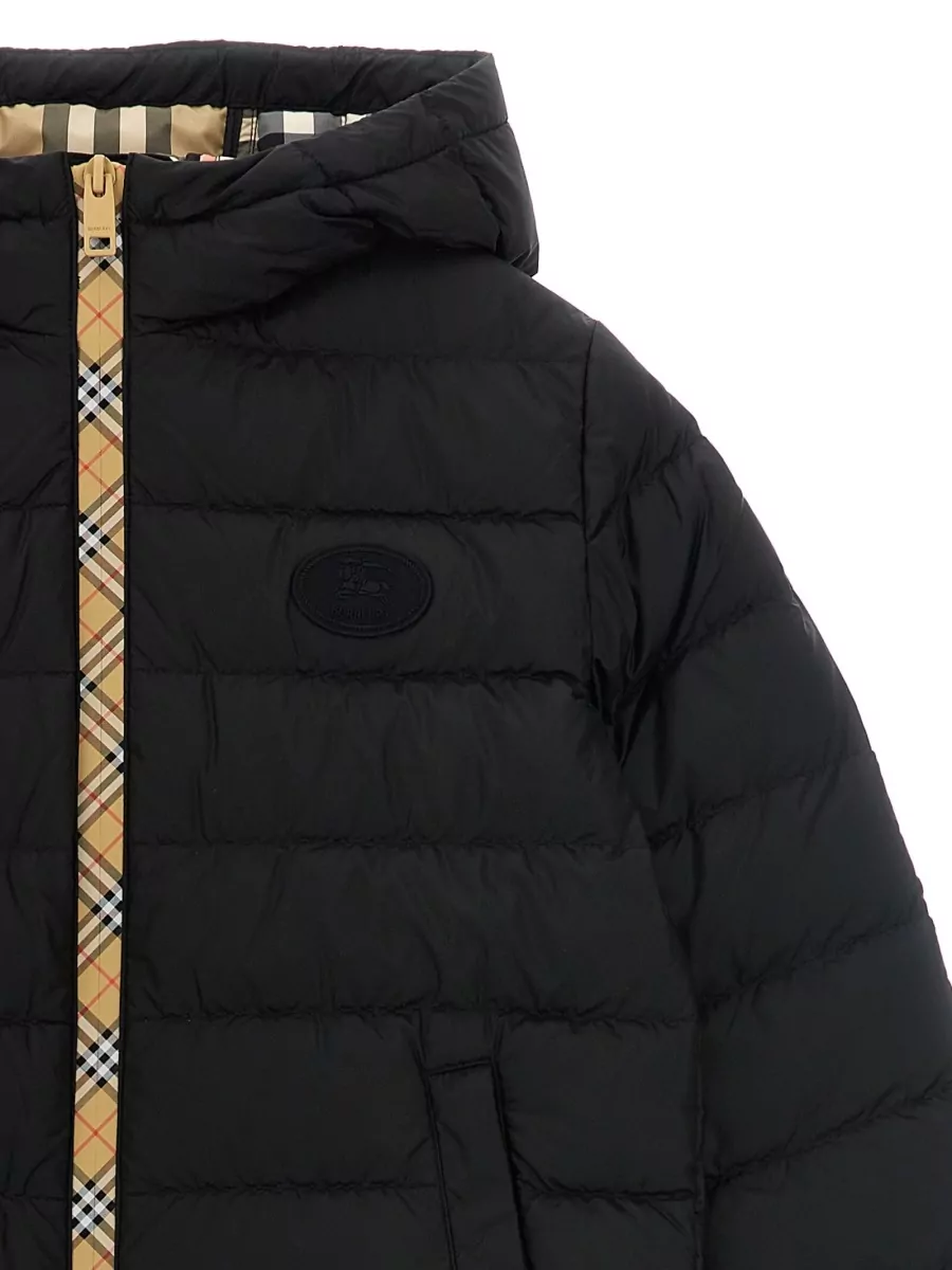 Burberry Down Quilted Hooded Parka Coat