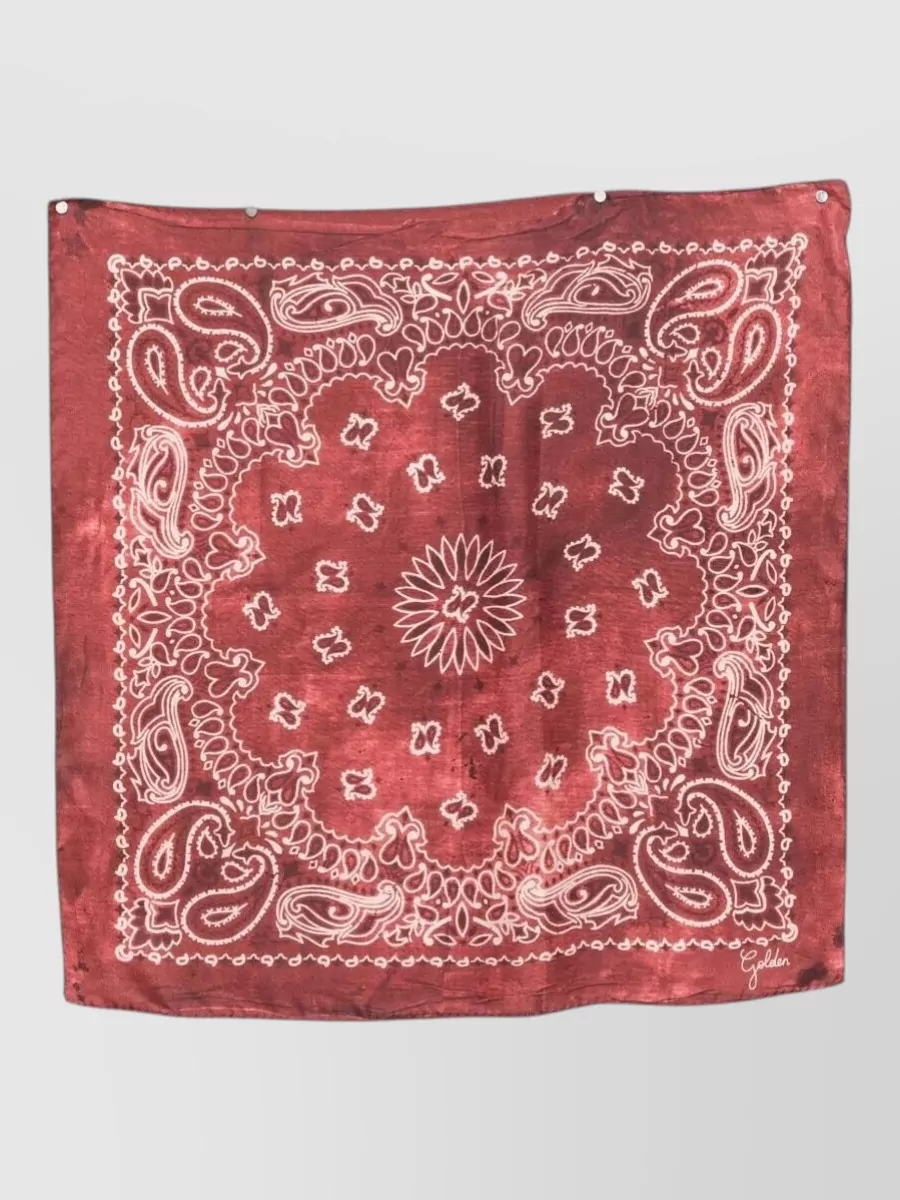 Golden Goose paisley print silk scarf