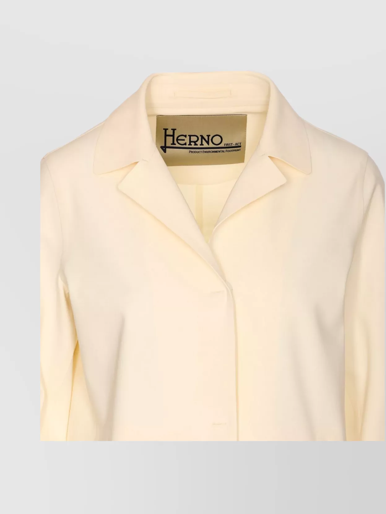 Herno Collar Front Pockets Notched Lapel Long Sleeves