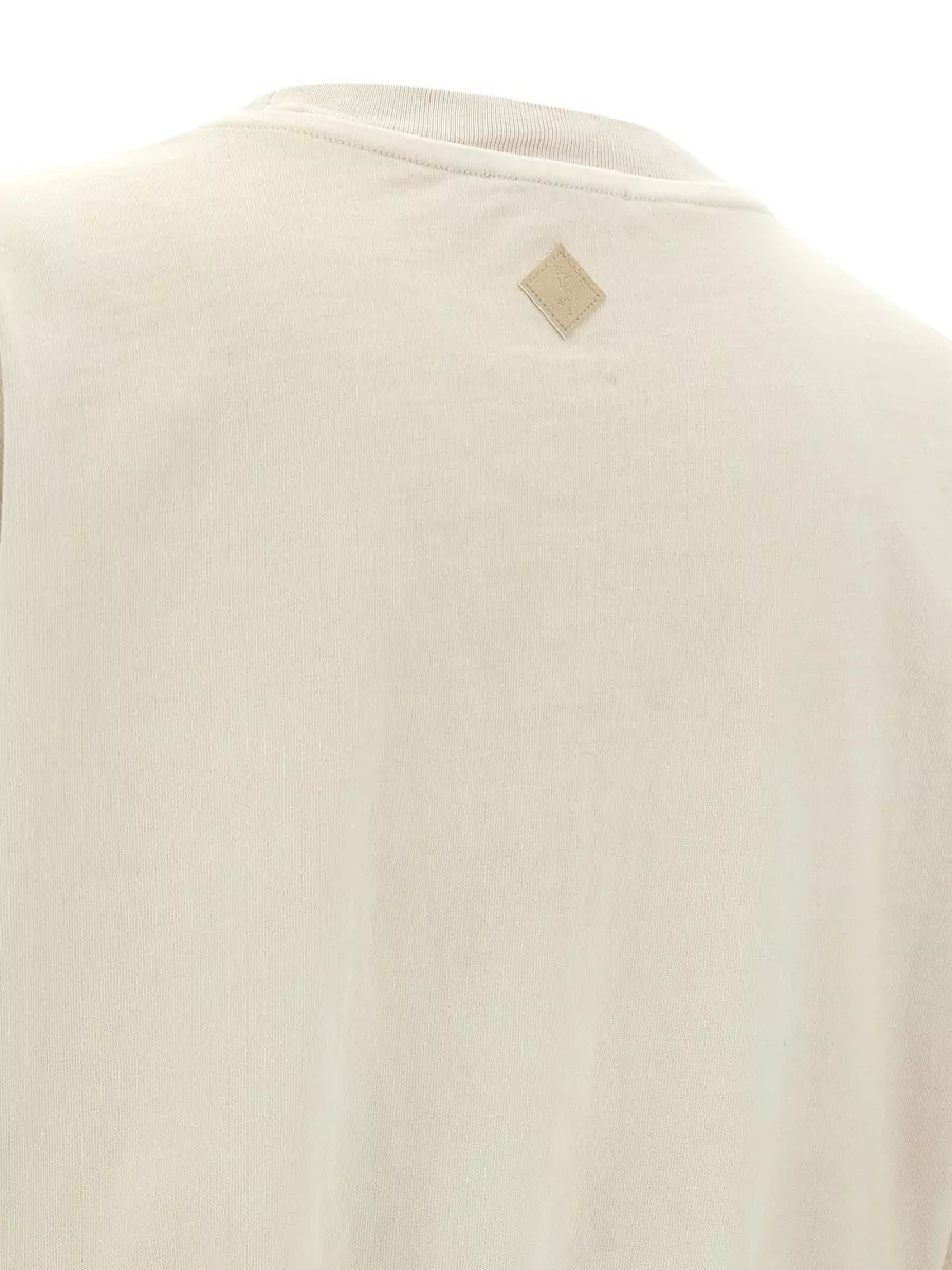 Haikure Cotton Jersey Short-Sleeve Crew-Neck Drawstring Maxi Dress