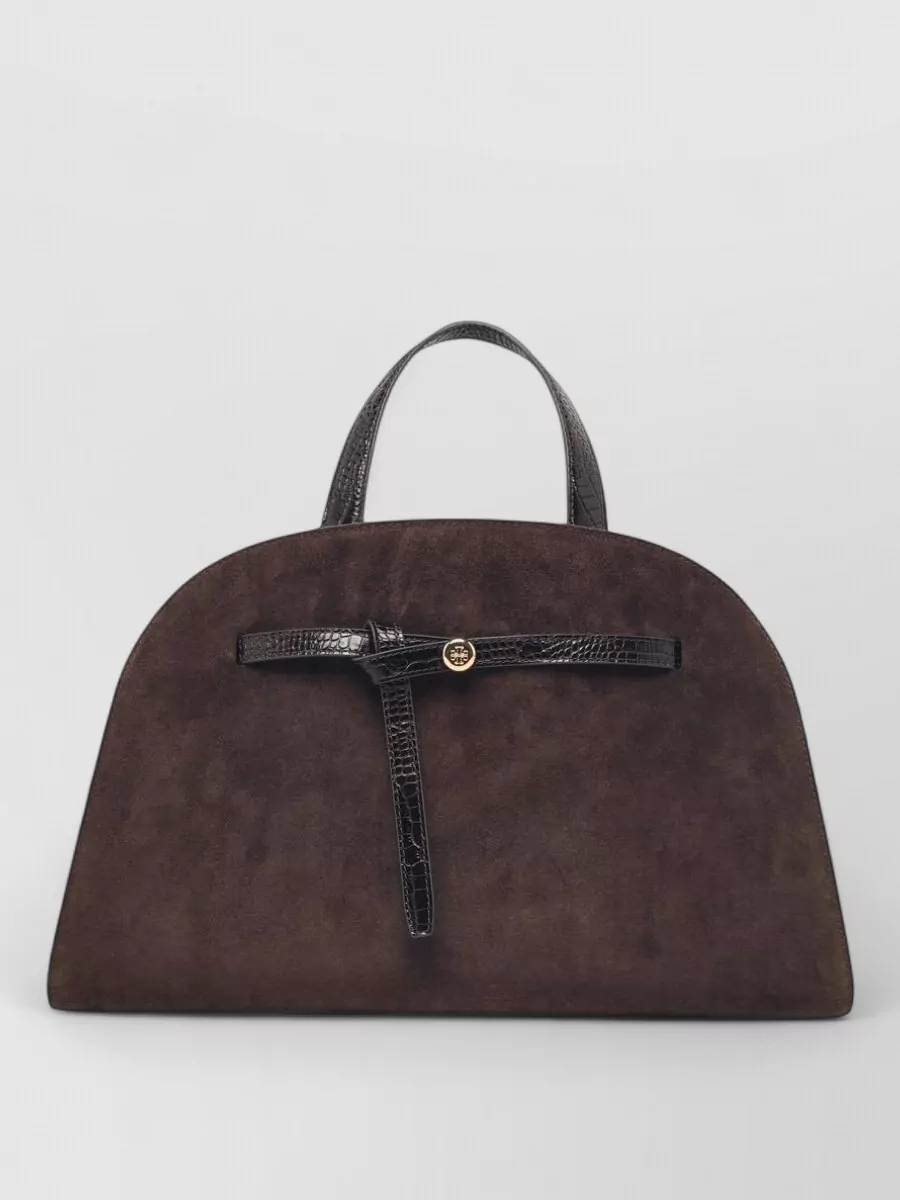 Tory Burch romy suede top handle bag