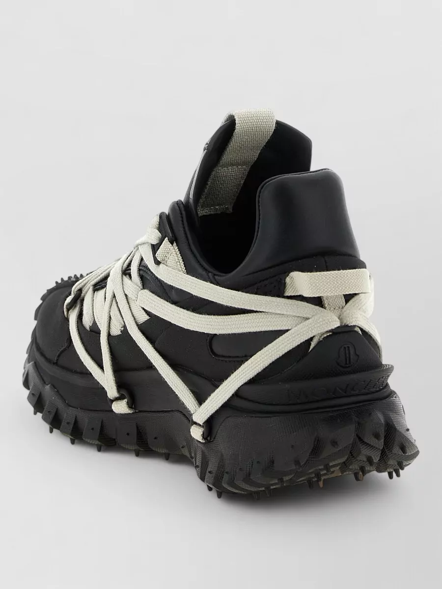 Rick Owens Moncler Trailgrip Megalace High Top Sneakers