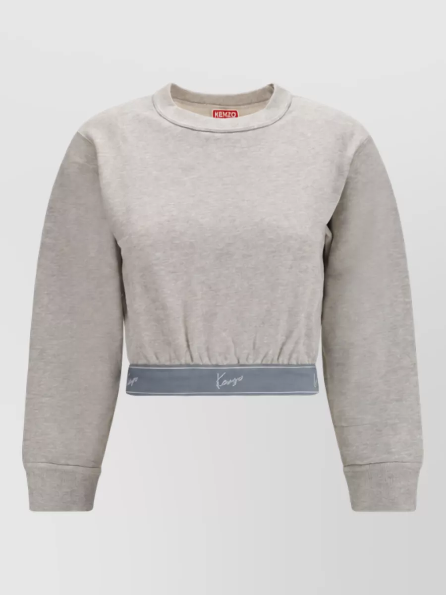Kenzo cropped cotton sweatshirt