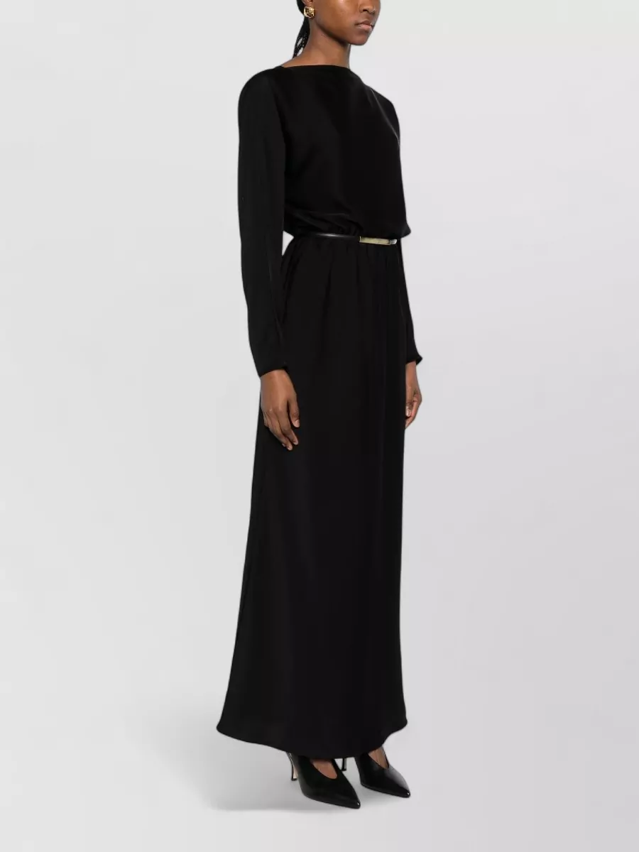 S Max Mara Satin Maxi Dress
