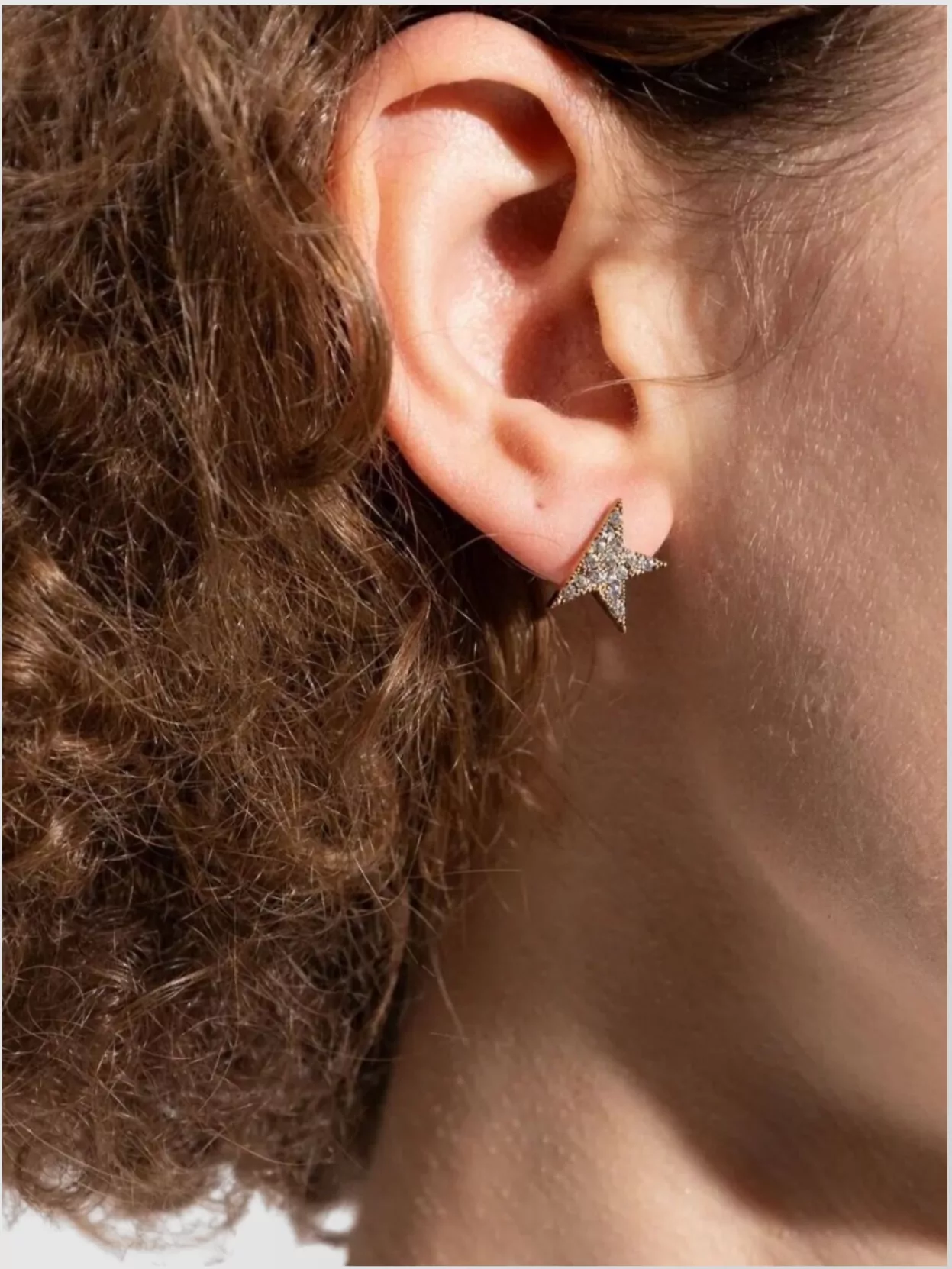 Golden Goose Golden Star-shaped Embellished Earrings