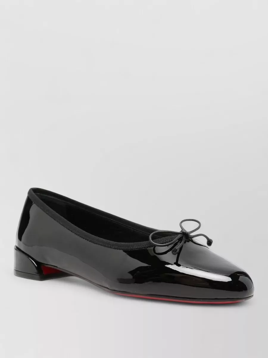 Christian Louboutin patent leather ballerina flats